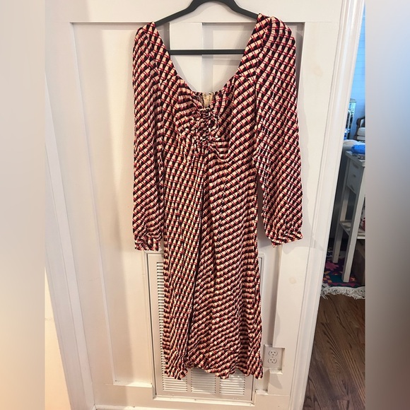 Favorite Daugh Vineyard Geometric Print Long-Sleeve Midi-Dress - Picture 4 of 6